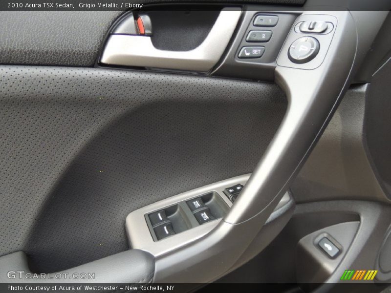 Grigio Metallic / Ebony 2010 Acura TSX Sedan