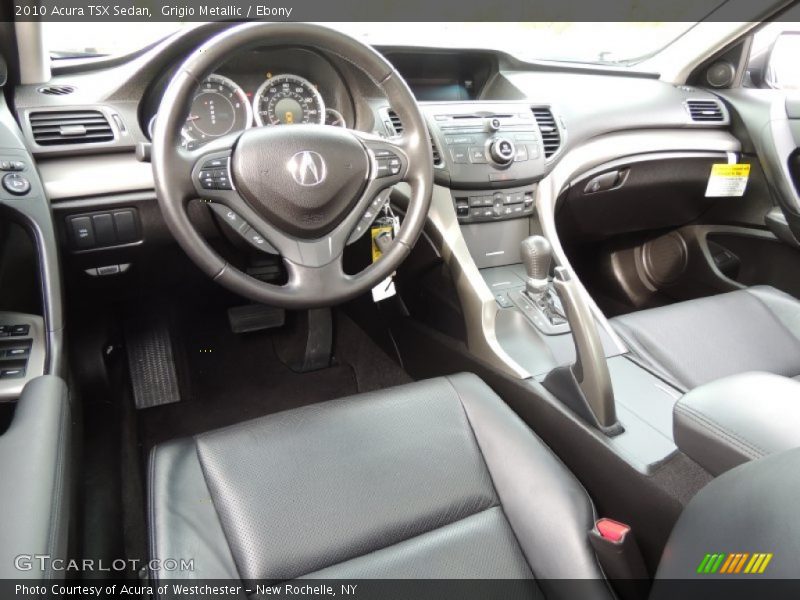 Grigio Metallic / Ebony 2010 Acura TSX Sedan