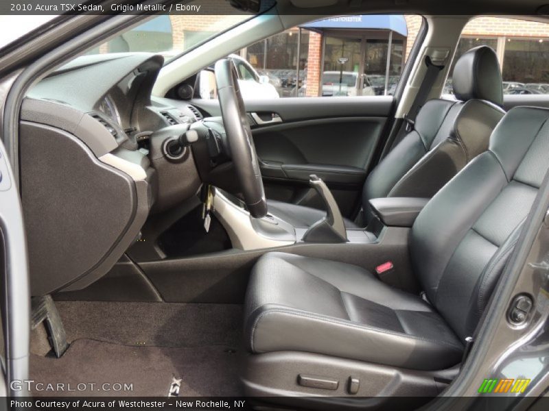 Grigio Metallic / Ebony 2010 Acura TSX Sedan