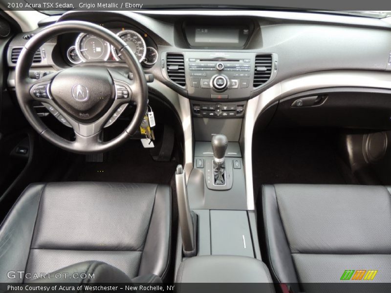 Grigio Metallic / Ebony 2010 Acura TSX Sedan