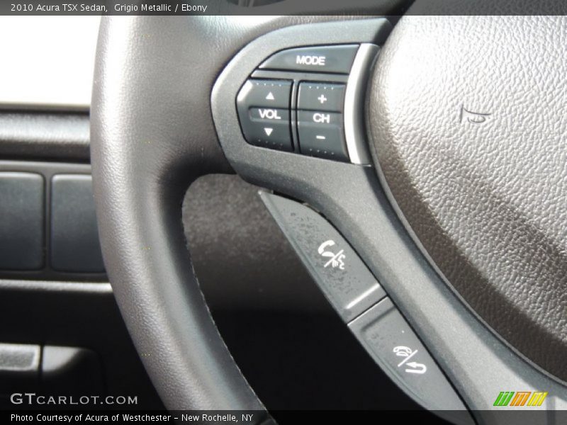 Grigio Metallic / Ebony 2010 Acura TSX Sedan