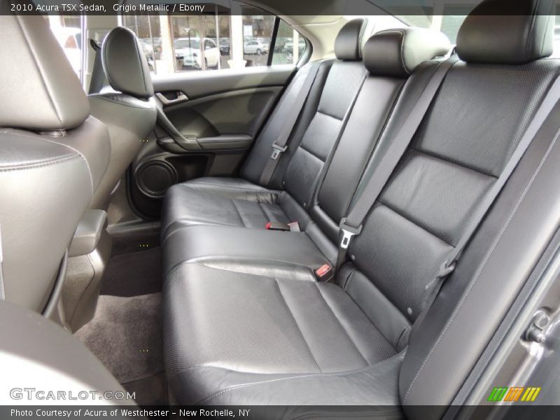 Grigio Metallic / Ebony 2010 Acura TSX Sedan