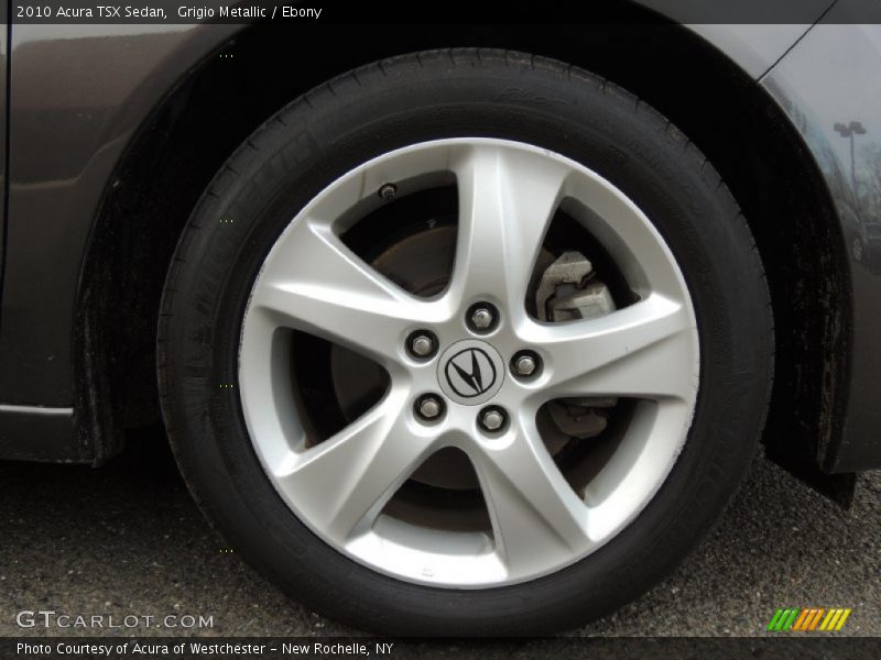 Grigio Metallic / Ebony 2010 Acura TSX Sedan