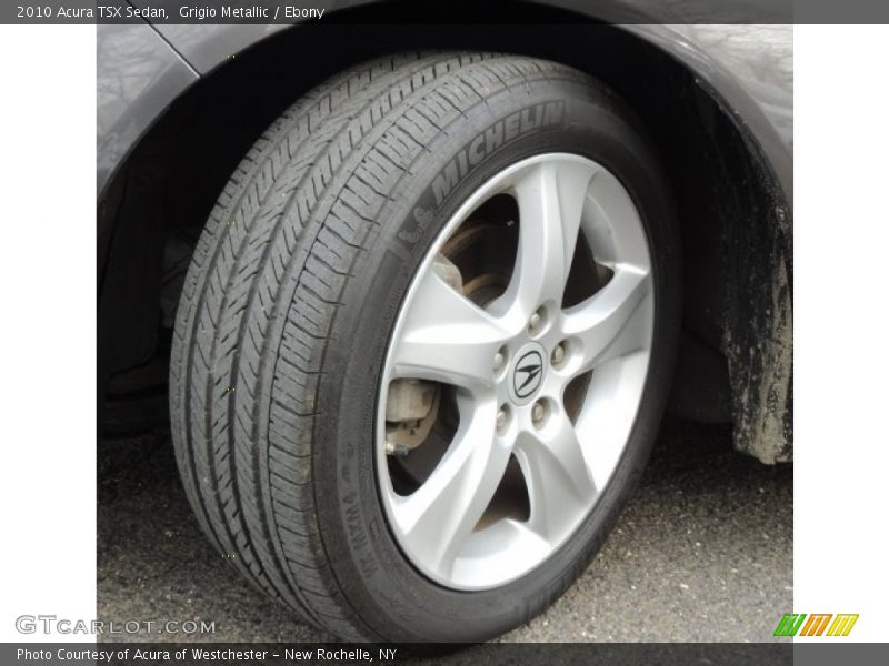 Grigio Metallic / Ebony 2010 Acura TSX Sedan