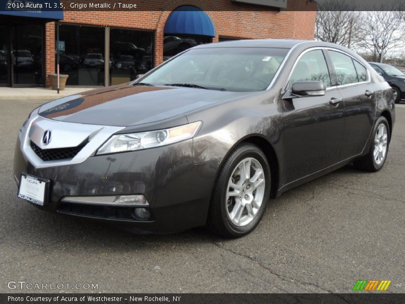Grigio Metallic / Taupe 2010 Acura TL 3.5
