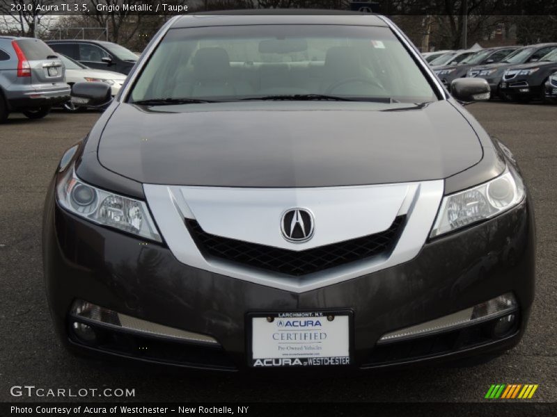 Grigio Metallic / Taupe 2010 Acura TL 3.5
