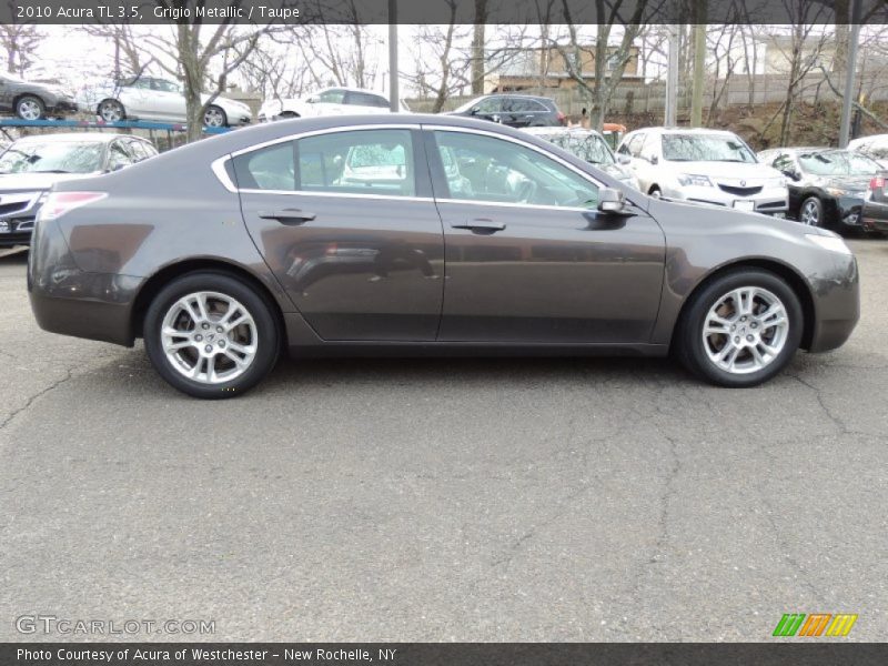 Grigio Metallic / Taupe 2010 Acura TL 3.5