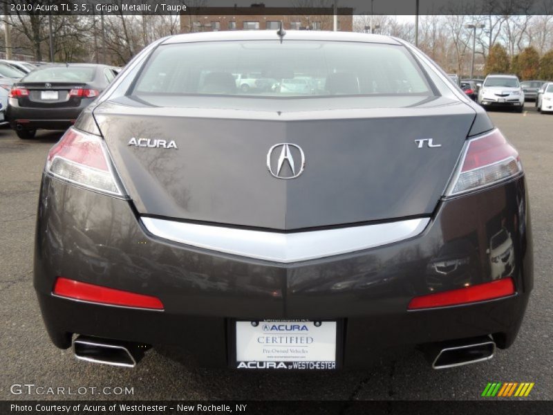Grigio Metallic / Taupe 2010 Acura TL 3.5