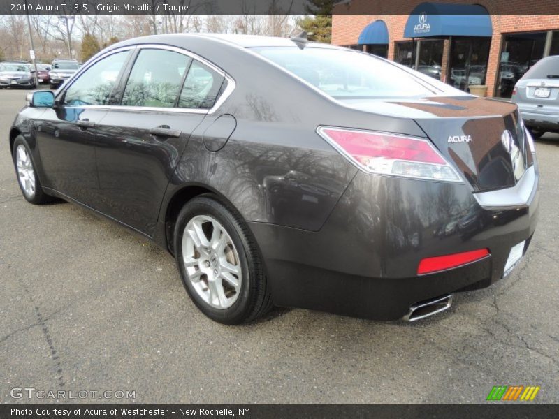 Grigio Metallic / Taupe 2010 Acura TL 3.5