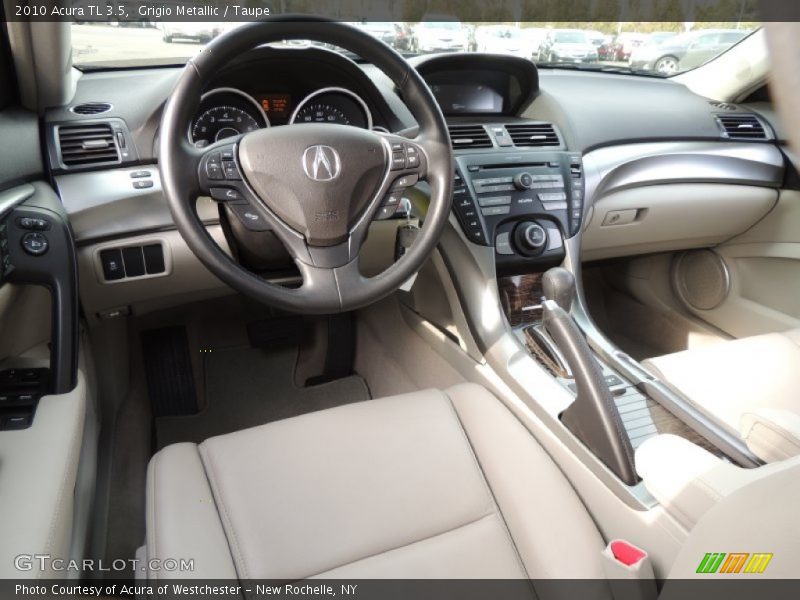 Grigio Metallic / Taupe 2010 Acura TL 3.5