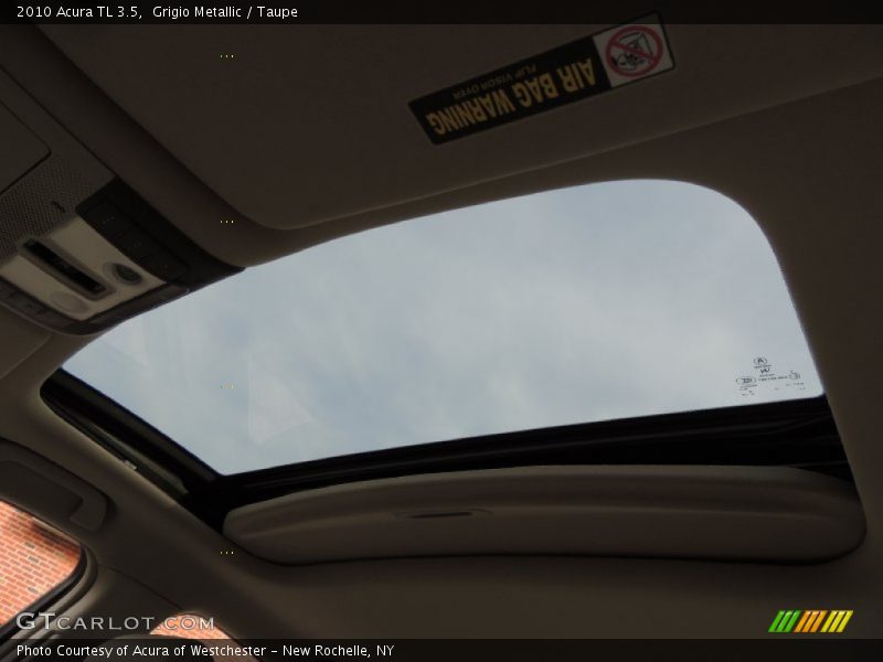 Grigio Metallic / Taupe 2010 Acura TL 3.5