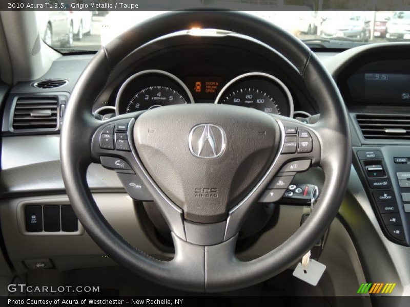 Grigio Metallic / Taupe 2010 Acura TL 3.5