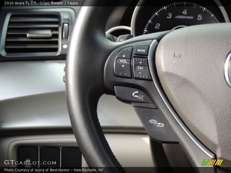 Grigio Metallic / Taupe 2010 Acura TL 3.5