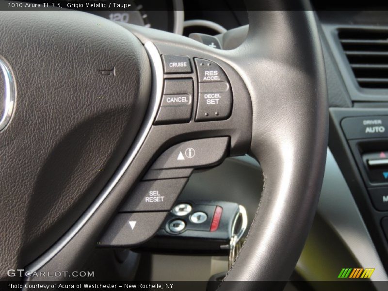 Grigio Metallic / Taupe 2010 Acura TL 3.5