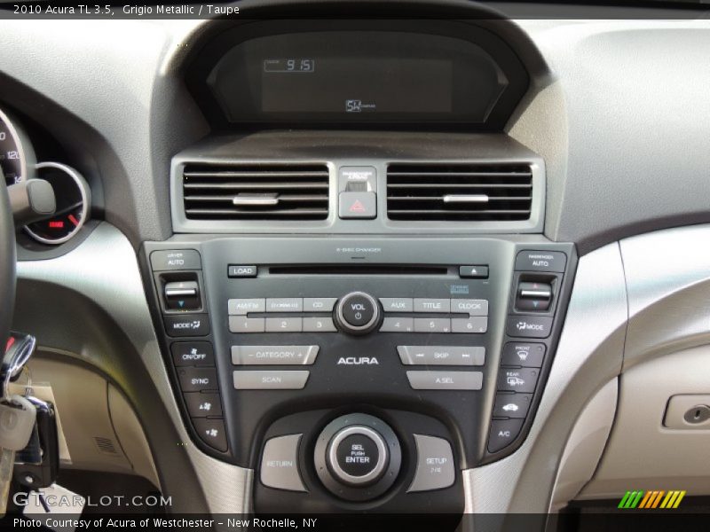 Grigio Metallic / Taupe 2010 Acura TL 3.5