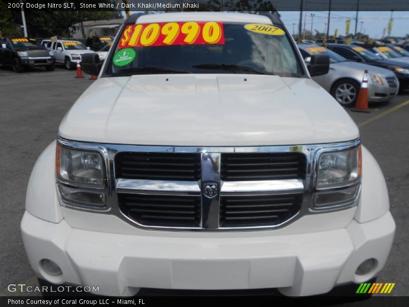 Stone White / Dark Khaki/Medium Khaki 2007 Dodge Nitro SLT