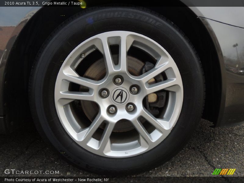 Grigio Metallic / Taupe 2010 Acura TL 3.5