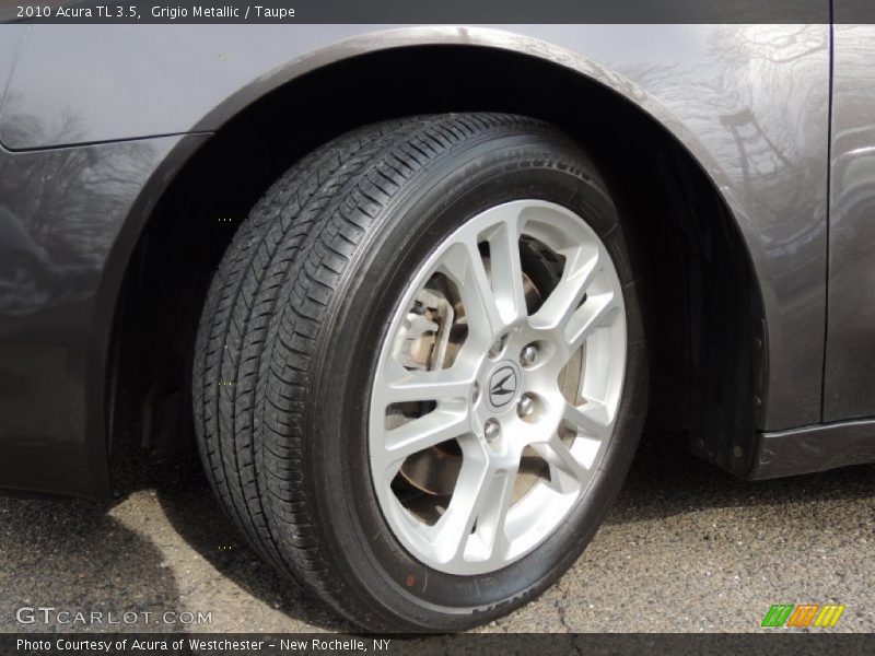 Grigio Metallic / Taupe 2010 Acura TL 3.5