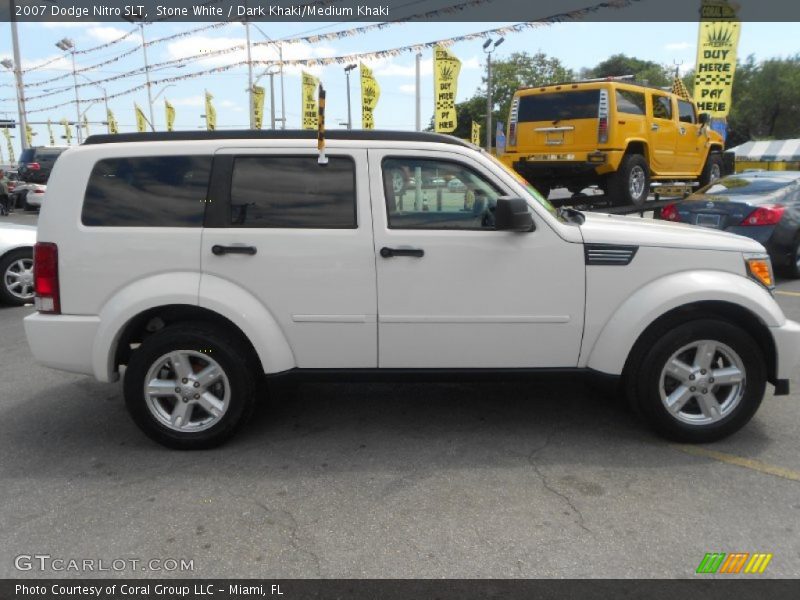 Stone White / Dark Khaki/Medium Khaki 2007 Dodge Nitro SLT