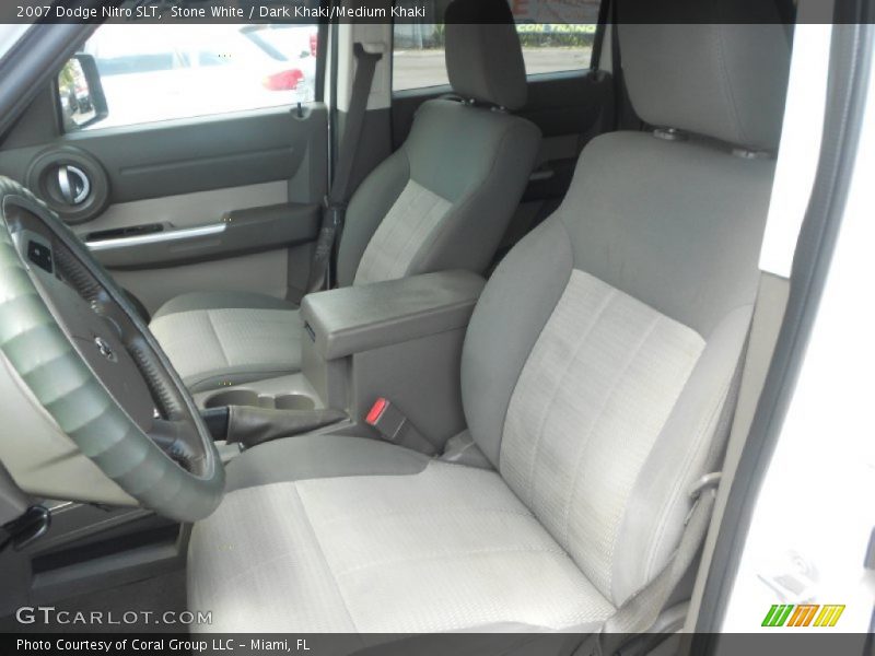 Stone White / Dark Khaki/Medium Khaki 2007 Dodge Nitro SLT