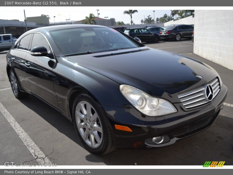 Black / Black 2007 Mercedes-Benz CLS 550