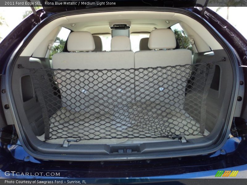 Kona Blue Metallic / Medium Light Stone 2011 Ford Edge SEL