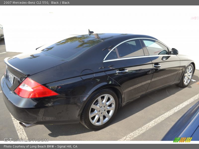 Black / Black 2007 Mercedes-Benz CLS 550