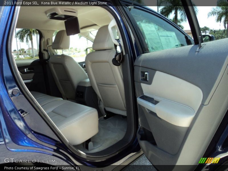 Kona Blue Metallic / Medium Light Stone 2011 Ford Edge SEL