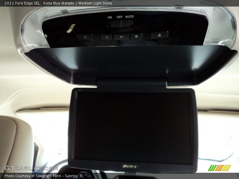 Kona Blue Metallic / Medium Light Stone 2011 Ford Edge SEL