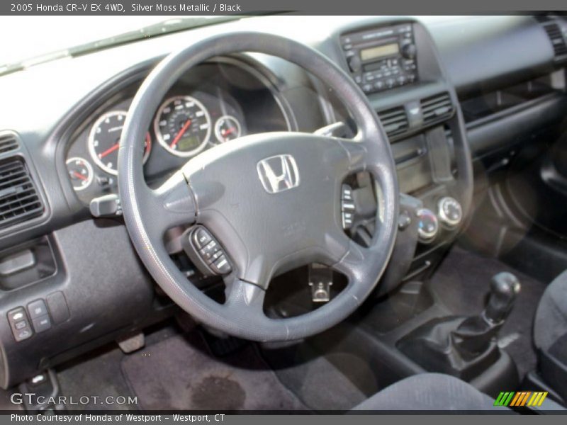 Silver Moss Metallic / Black 2005 Honda CR-V EX 4WD