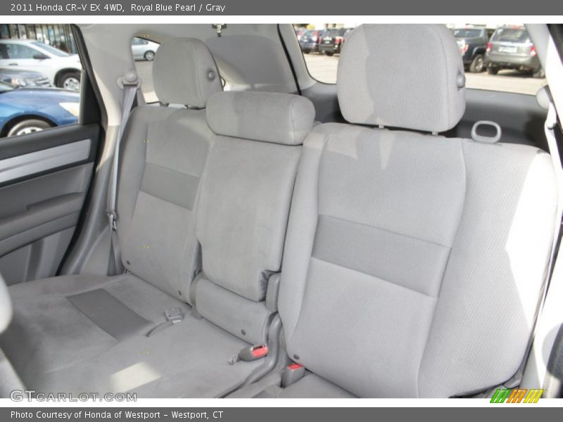Royal Blue Pearl / Gray 2011 Honda CR-V EX 4WD