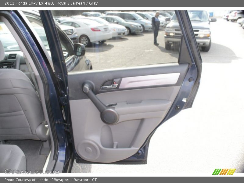 Royal Blue Pearl / Gray 2011 Honda CR-V EX 4WD