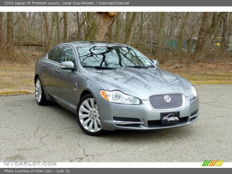 Lunar Grey Metallic / Charcoal/Charcoal 2009 Jaguar XF Premium Luxury