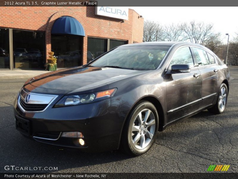 Graphite Luster Metallic / Taupe 2012 Acura TL 3.5