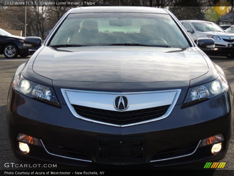 Graphite Luster Metallic / Taupe 2012 Acura TL 3.5