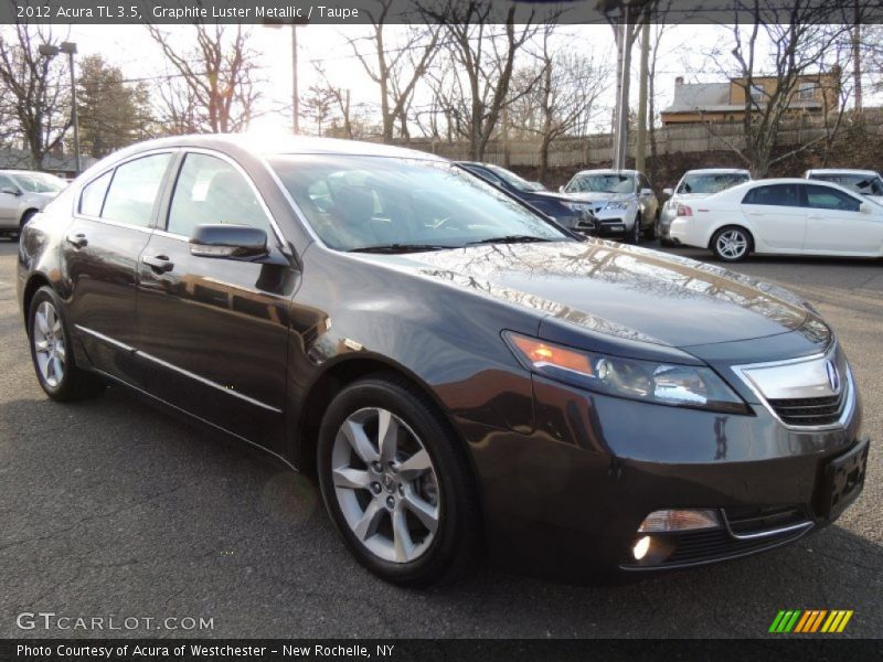 Graphite Luster Metallic / Taupe 2012 Acura TL 3.5
