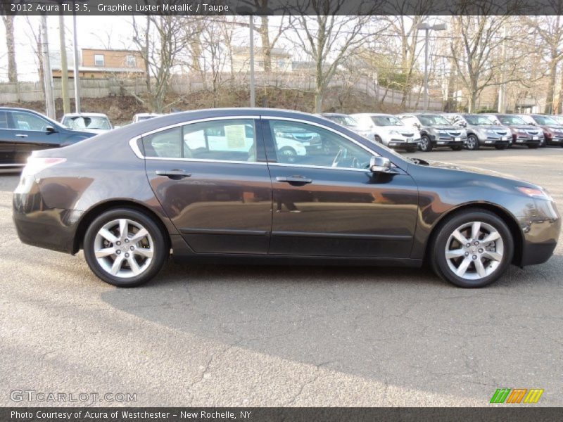 Graphite Luster Metallic / Taupe 2012 Acura TL 3.5
