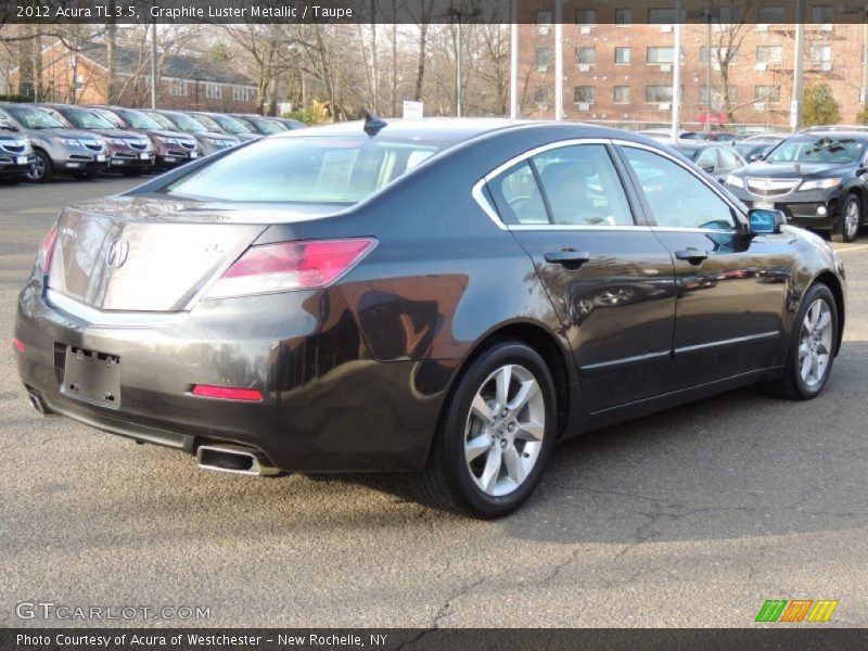 Graphite Luster Metallic / Taupe 2012 Acura TL 3.5