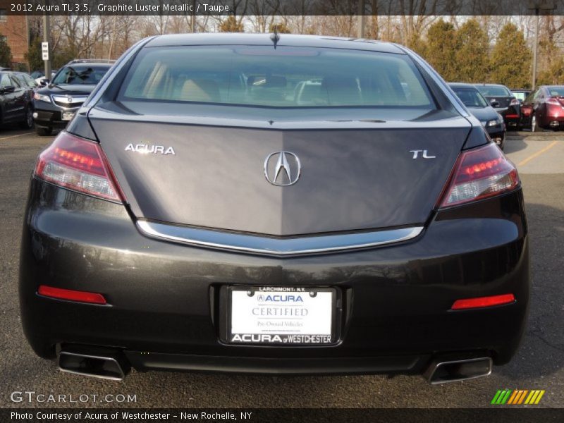 Graphite Luster Metallic / Taupe 2012 Acura TL 3.5