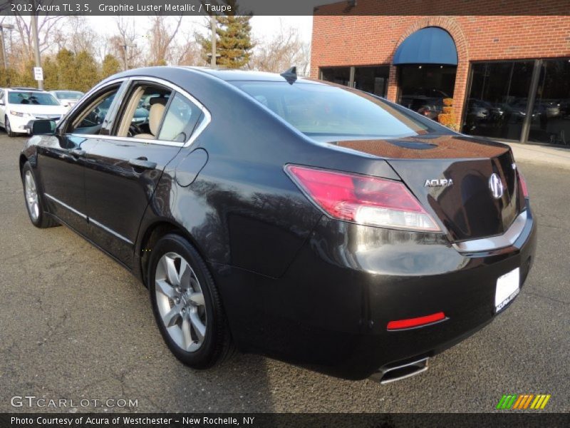 Graphite Luster Metallic / Taupe 2012 Acura TL 3.5