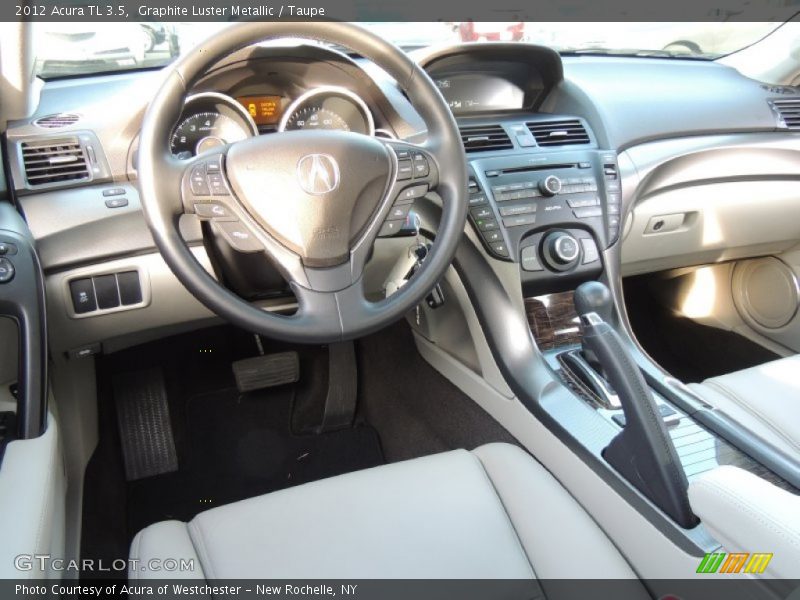 Graphite Luster Metallic / Taupe 2012 Acura TL 3.5