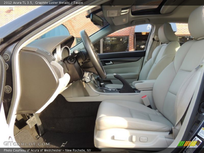 Graphite Luster Metallic / Taupe 2012 Acura TL 3.5