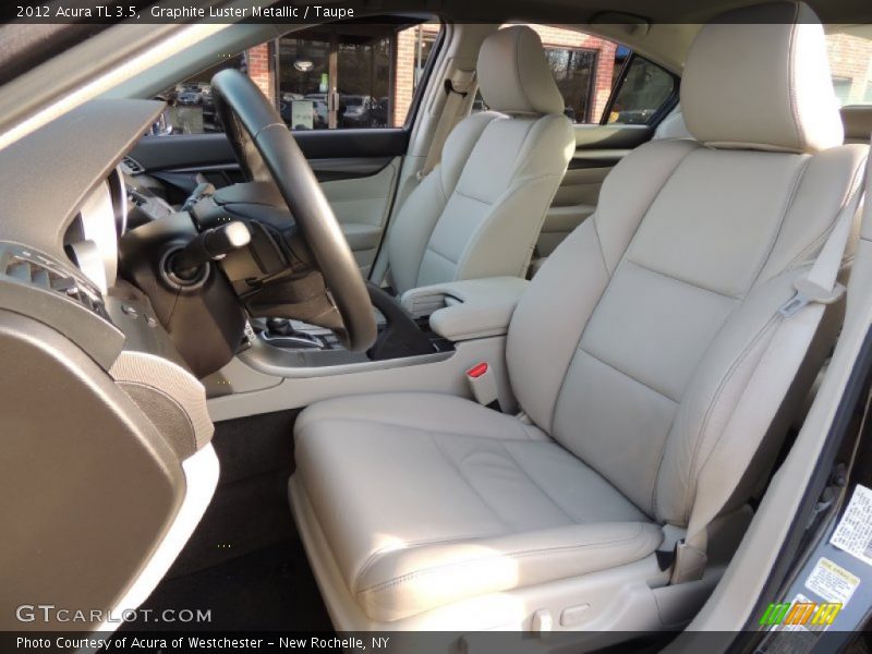 Graphite Luster Metallic / Taupe 2012 Acura TL 3.5