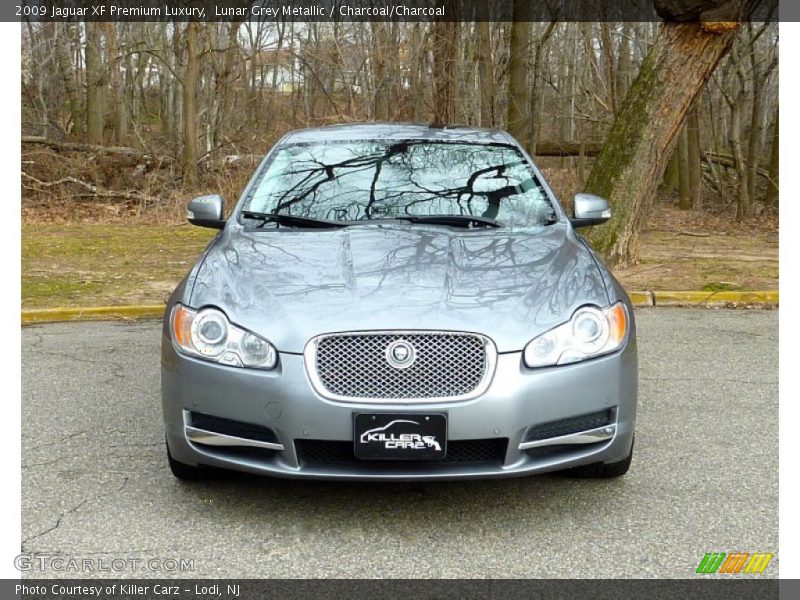 Lunar Grey Metallic / Charcoal/Charcoal 2009 Jaguar XF Premium Luxury