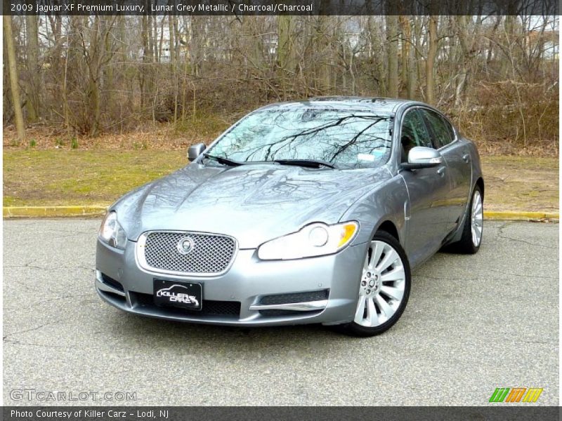 Lunar Grey Metallic / Charcoal/Charcoal 2009 Jaguar XF Premium Luxury