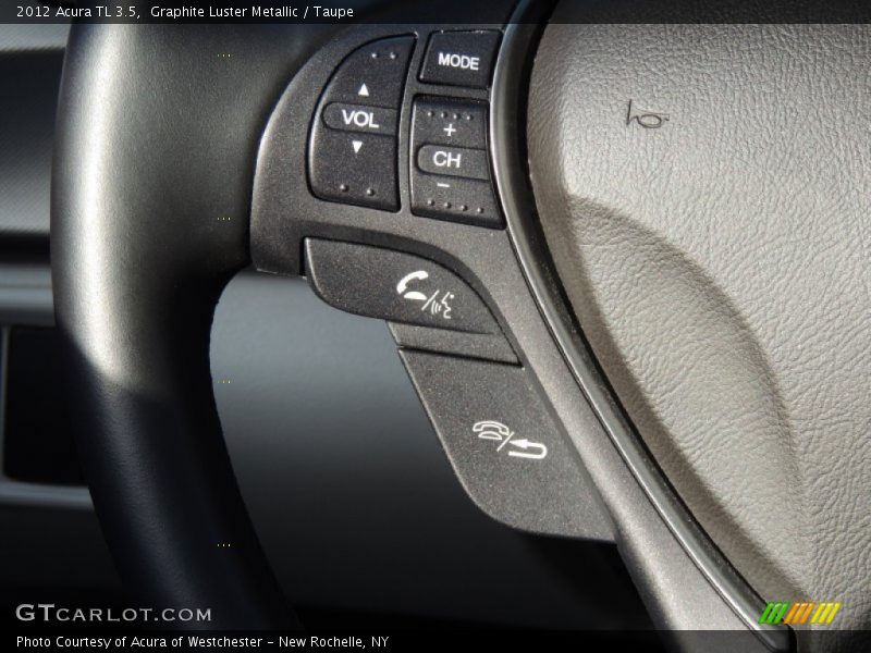 Graphite Luster Metallic / Taupe 2012 Acura TL 3.5
