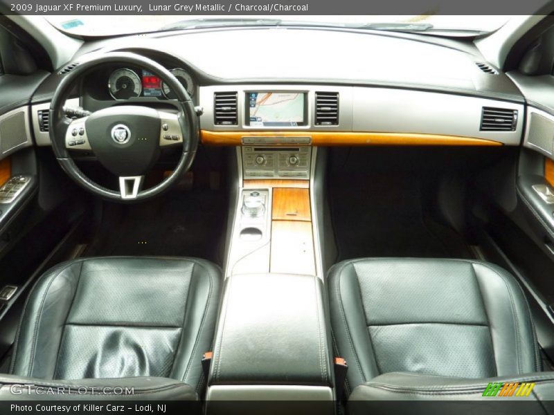 Lunar Grey Metallic / Charcoal/Charcoal 2009 Jaguar XF Premium Luxury