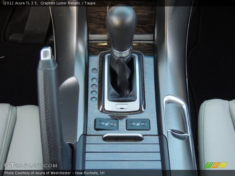 Graphite Luster Metallic / Taupe 2012 Acura TL 3.5