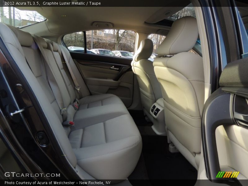 Graphite Luster Metallic / Taupe 2012 Acura TL 3.5