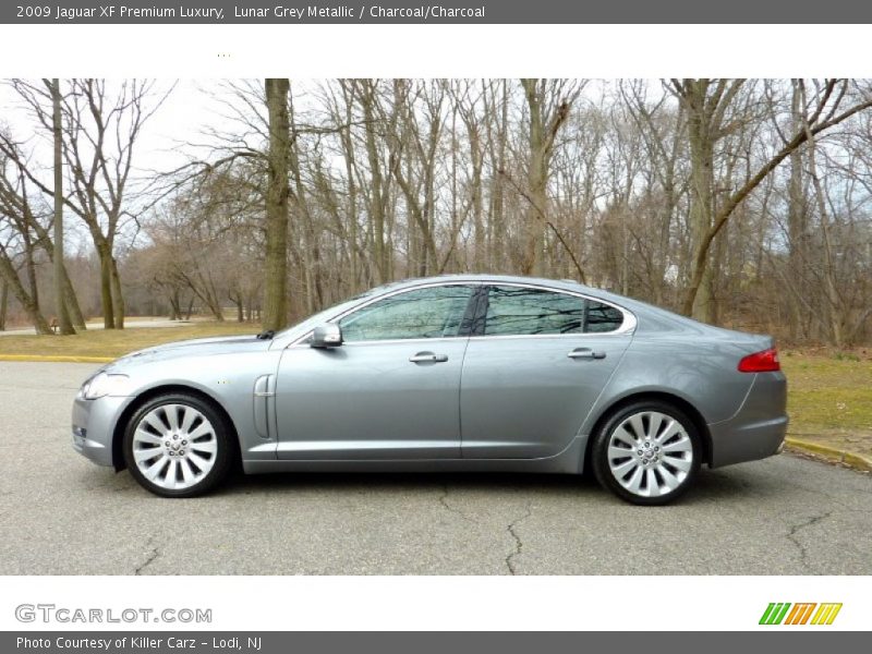 Lunar Grey Metallic / Charcoal/Charcoal 2009 Jaguar XF Premium Luxury
